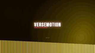 Trap Gold lyric video template preview